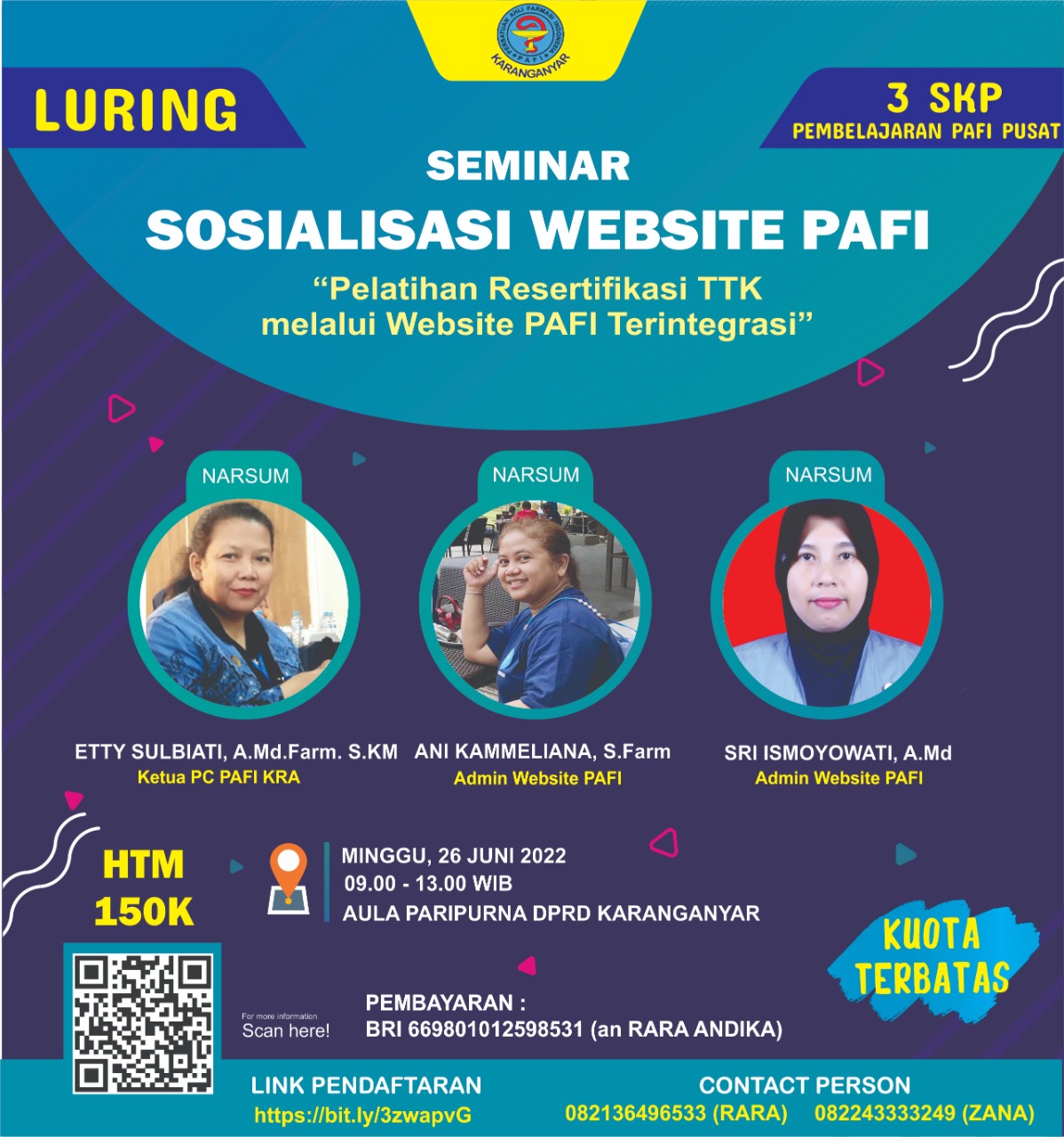 Seminar Sosialisasi WebSite PAFI